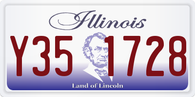 IL license plate Y351728