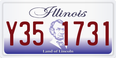 IL license plate Y351731