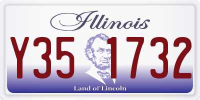 IL license plate Y351732