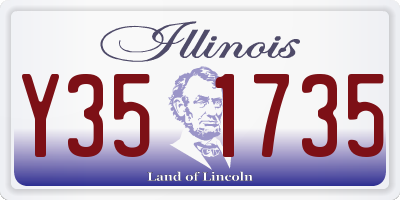 IL license plate Y351735