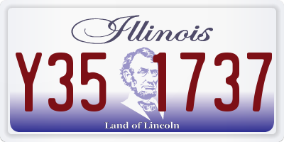 IL license plate Y351737