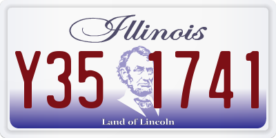 IL license plate Y351741