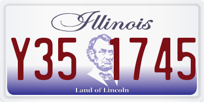 IL license plate Y351745