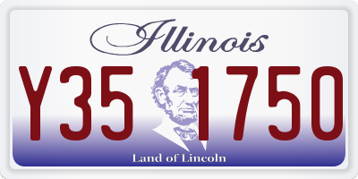 IL license plate Y351750