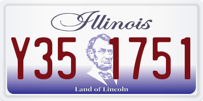 IL license plate Y351751