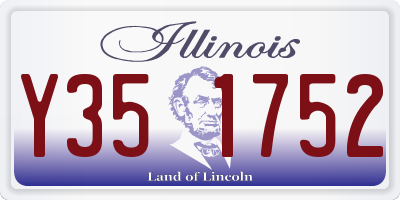 IL license plate Y351752