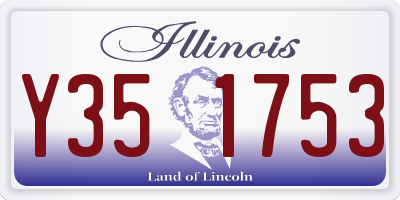 IL license plate Y351753