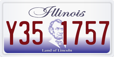 IL license plate Y351757