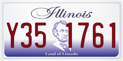 IL license plate Y351761