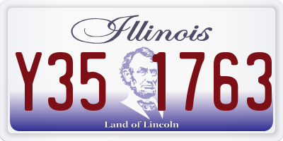 IL license plate Y351763