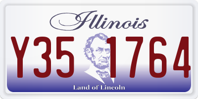 IL license plate Y351764