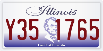 IL license plate Y351765
