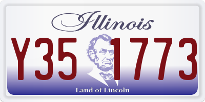 IL license plate Y351773