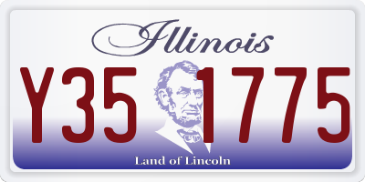 IL license plate Y351775
