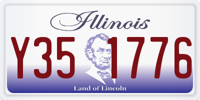 IL license plate Y351776