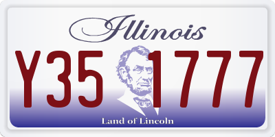 IL license plate Y351777