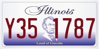IL license plate Y351787