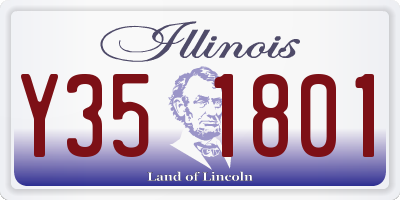 IL license plate Y351801