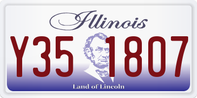 IL license plate Y351807