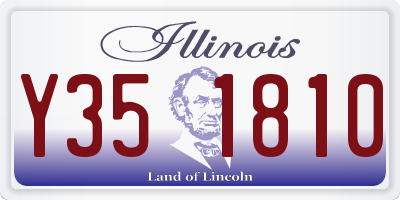 IL license plate Y351810