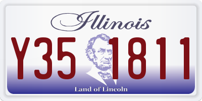 IL license plate Y351811