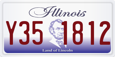 IL license plate Y351812