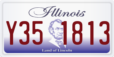 IL license plate Y351813