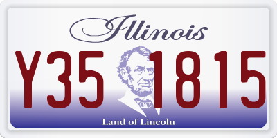 IL license plate Y351815