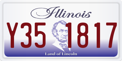 IL license plate Y351817