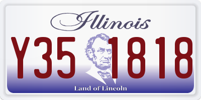 IL license plate Y351818