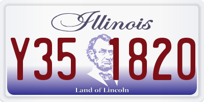 IL license plate Y351820