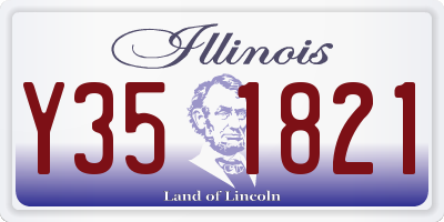 IL license plate Y351821