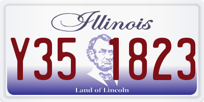IL license plate Y351823