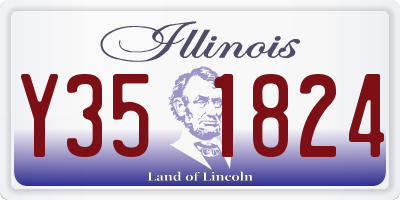 IL license plate Y351824