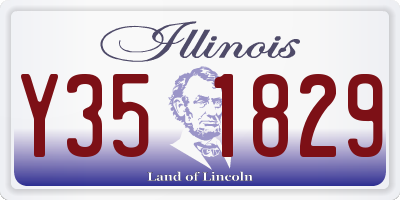 IL license plate Y351829