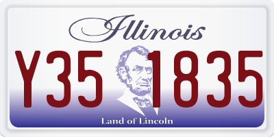 IL license plate Y351835