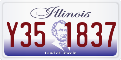 IL license plate Y351837