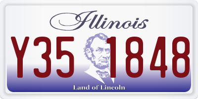 IL license plate Y351848
