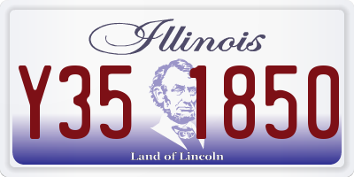 IL license plate Y351850