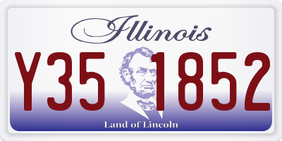 IL license plate Y351852
