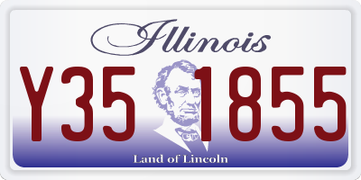 IL license plate Y351855