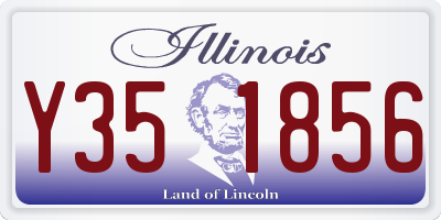 IL license plate Y351856