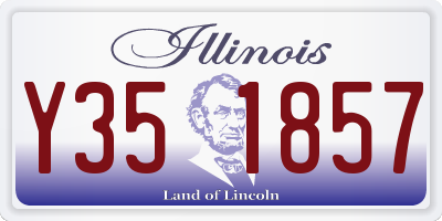 IL license plate Y351857