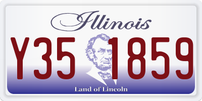 IL license plate Y351859