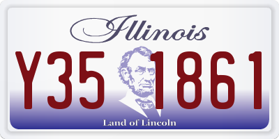 IL license plate Y351861