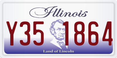 IL license plate Y351864