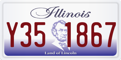 IL license plate Y351867