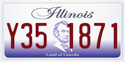 IL license plate Y351871