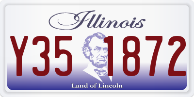 IL license plate Y351872
