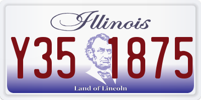 IL license plate Y351875